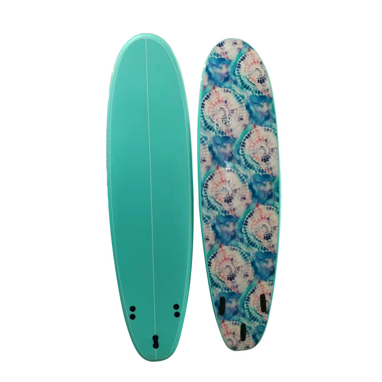 7 fot Roller Foam Surfboard Softboard med FCS fenor